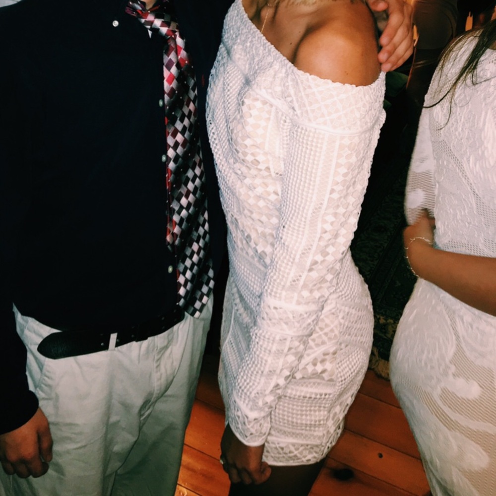 Structured long sleeve dress